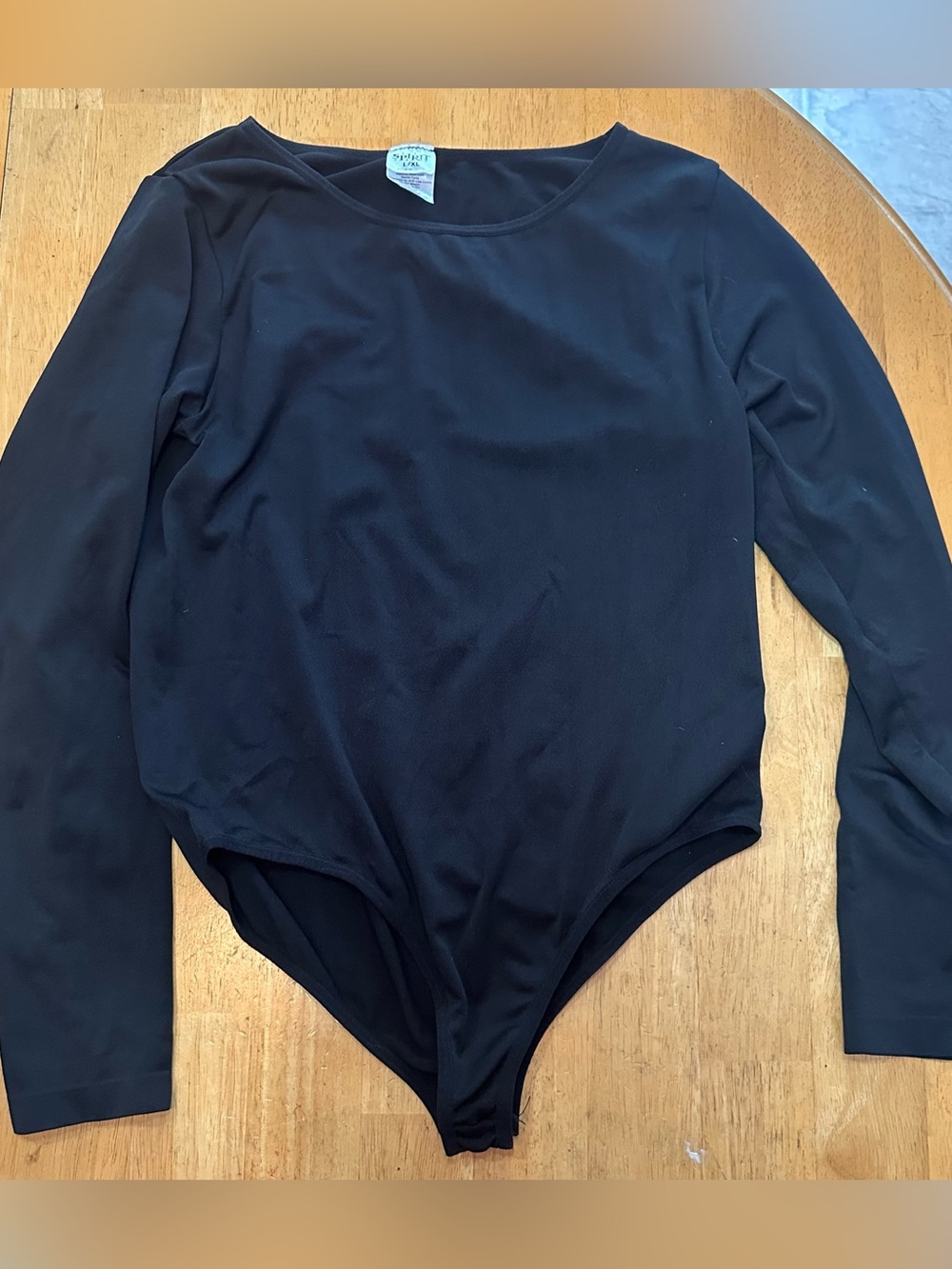 Spirit Black Long-Sleeve Women's Bodysuit